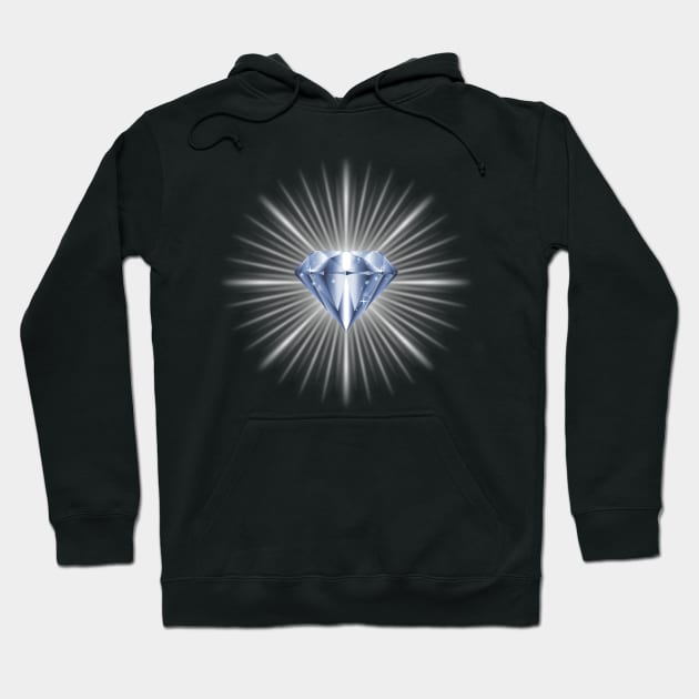 Diamond Light - 1- On the Back of Hoodie by ShineYourLight